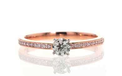 Other - 18 kt. Pink gold - Ring - 0.25 ct Diamond - Diamond