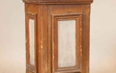 Painted and Stained Pine Pedestal