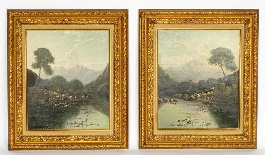 Pair Edwin Henry Boddington Landscapes