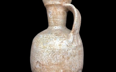 Parthian Empire glazed pottery vessel, 24 cm
