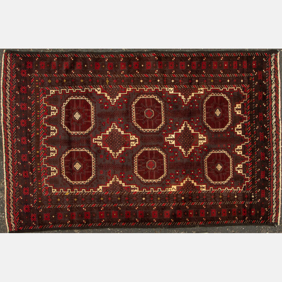 Persian Turkoman Wool Rug