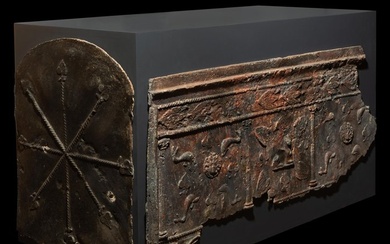 Phoenician Lead Sarcophagus Plates. Late of the Hellenistic Period - Beginning of Roman Period c. 150 BC - 50 AD.