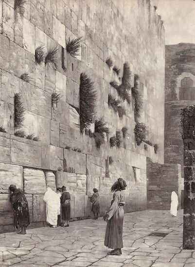 Photo of a Picture of the Wailing Wall, Jerusalem