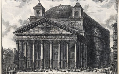 Piranesi Etching of The Pantheon from Views of Rome