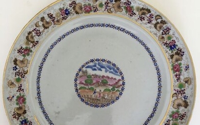 Plate (1) - Porcelain - China - 19th century