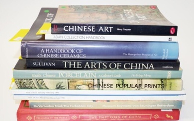 Quantity of books about Asian art, antiques