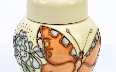 RACHEL BISHOP FOR MOORCROFT; a small ginger jar and cover,...
