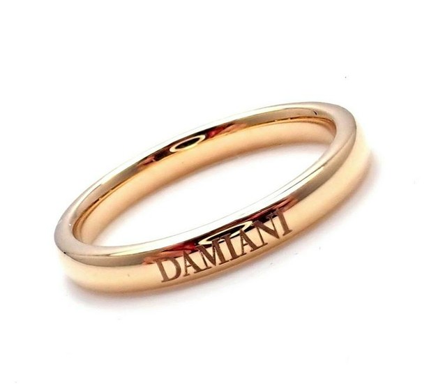 Rare! Authentic Damiani 18k Yellow Gold Inside Diamond