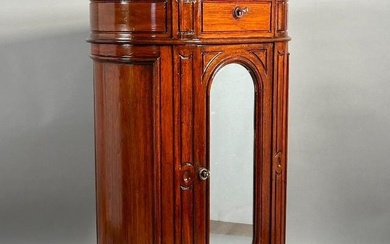 Renaissance Revival Walnut Pedestal, ca. 1865