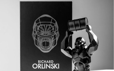 Richard Orlinski (1966) - Kong Oil Spirit Black matte Edition