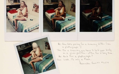 Robert Heinecken (1931-2006) , How does posing for a drawing differ from a photograph?