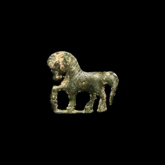 Roman Horse Plate Brooch