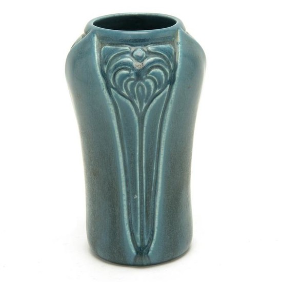 Rookwood Pottery Teal Blue Vase, 1928 2141.