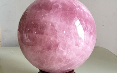 Rose quartz (pink variety of quartz) Sphere - 185×185×185 mm - 9887 g