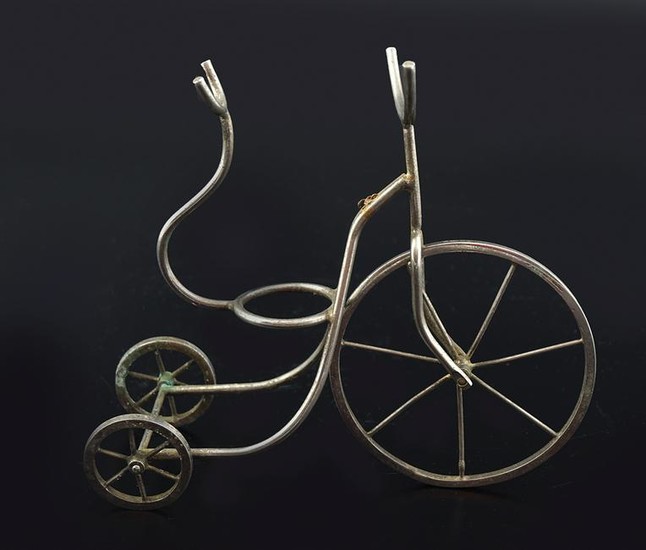 SILVER PLATED SPIRIT TRICYCLE