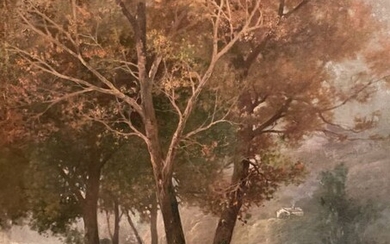 Salvatore Petruolo (1857-1946) - Paesaggio di Agerola