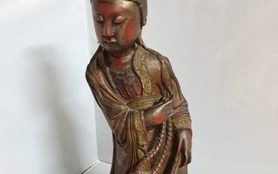 Sculpture (1) - Wood - China - 19th century