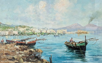 Scuola italiana (XX) - Golfo di Napoli