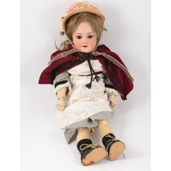 Simon and Halbig for Heinrich Handwerck, Germany, bisque head doll