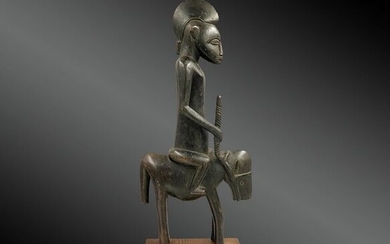Statuette of a rider Syonfolo - Wood - Sénoufo - West Africa