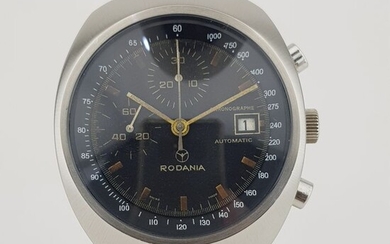 Swiss Rodania - Jumbo - Officer Automatic Chronographe - Men - 1970-1979