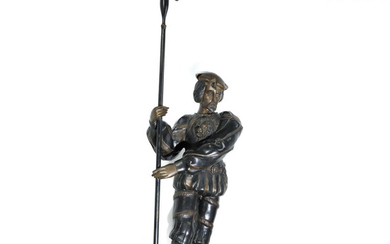 "The Swiss Guard" - Large-sized Bronze Sculpture