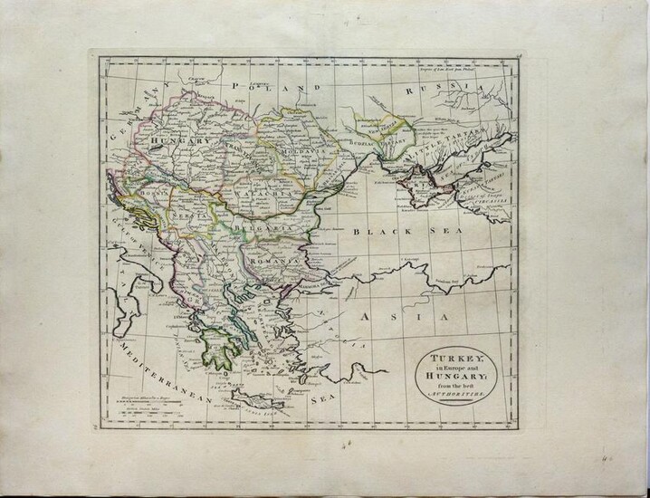 Three Maps of Turkey from the late 18th and early 19th