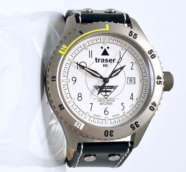 Traser - H3 Bücker Automatic Titanium Watch LIMITED EDITION - 100207 - Men - Brand New