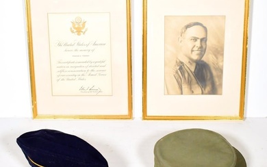 US ARMY COMMENDATION SIGNED BY JFK