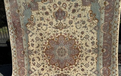 Unique Tabriz Raj with silk - Carpet - 350 cm - 250 cm