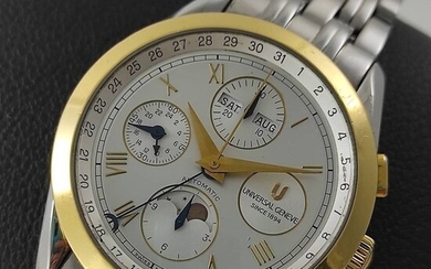 Universal Genève - Triple Date Moonphase Chronograph Gold Bezel - 299.390 - Men - 1990-1999