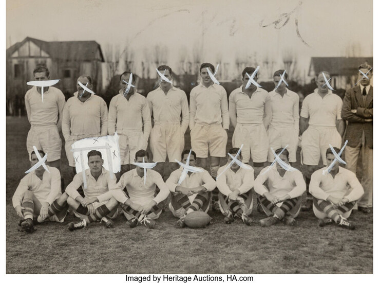 Unknown Artist (20th Century), Group of 50 Sports Press Photographs, Belgrano Rugby (1930s-60s)