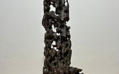 Urano Palma (1936-2010) - Sculpture, Attesa - 29 cm - Bronze