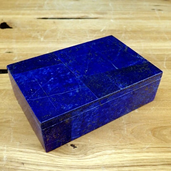 Very Old A++ Royal Blue Lapis Lazuli jewel box - 147×97×45 mm - 750.51 g