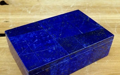Very Old A++ Royal Blue Lapis Lazuli jewel box - 147×97×45 mm - 750.51 g