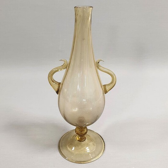 Vittorio Zecchin - Murano - White Blown Vase