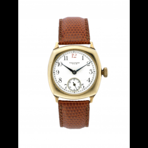 WALTMAN Gent's 9K gold wristwatch 1930s Dial, movement and...