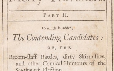 [Ward (Ned)] The Wand'ring Spy: or the Merry Travellers. Part II., first edition, A. Bettesworth and