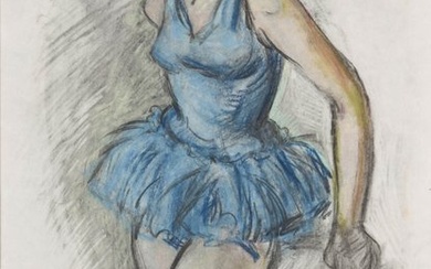 Willem Dooijewaard (1892-1980) - Balerina - Pastel op papier - 110 x 68 cm