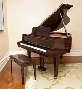 Yamaha - Mahogany Baby Grand Piano & Bench