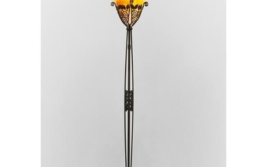 â€¡ EDGAR BRANDT (1880-1960) 'SIMPLICITÃ‰' FLOOR LAMP