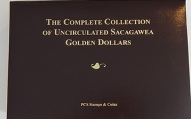 PCS "Complete Collection of Uncirculated Sacagawea Golden Dollars" Album