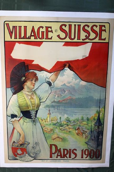 Paris 1900, Village Suisse (Paris, 1900) 43” x 60”