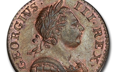 1770 Great Britain Half Penny