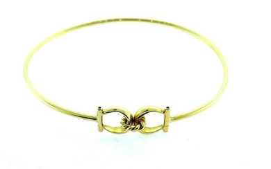 18k Yellow Gold Cartier Equestrian Wire Bracelet