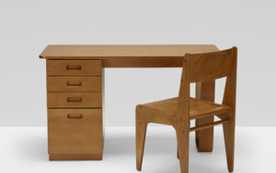 Marcel Breuer, desk and chair for Bryn Mawr College