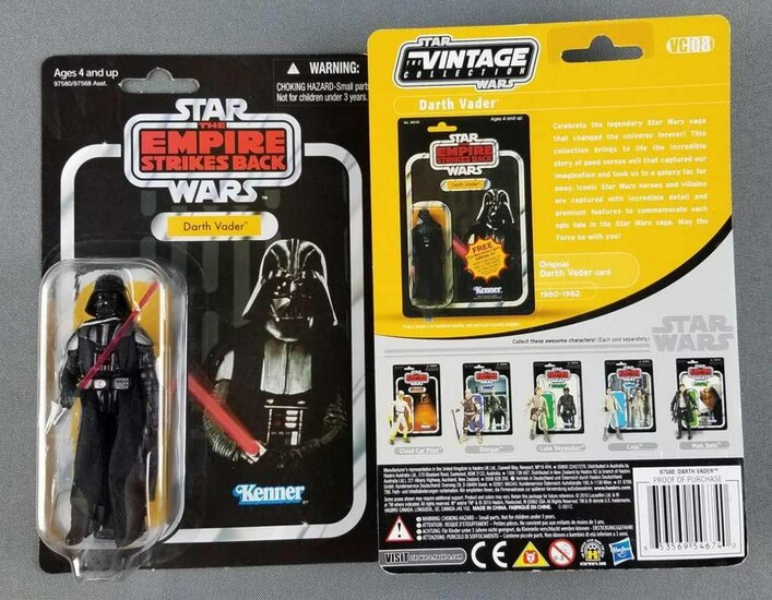 2 Star Wars Darth Vader figures
