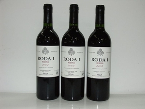 3 Btles Rioja Reserva 2003 Roda I Espagne IC 10/10…