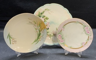 3 D & C, Nippon, Thomas Porcelain Plates