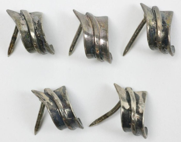 3 pairs of Tiffany sterling earrings
